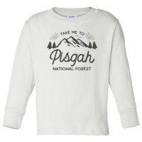 Pisgah National Forest Park North Carolina Toddler Long Sleeve Shirt