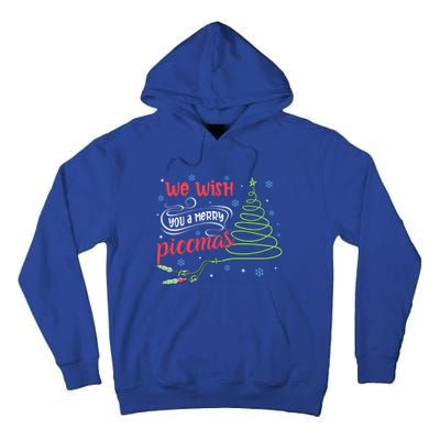 Picc Nurse Funny Christmas We Wish You A Merry Piccmas Gift Tall Hoodie