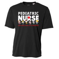 Pediatric Nurse For A Million Little Reasons Funny Ped Nurse Cooling Performance Crew T-Shirt