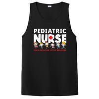 Pediatric Nurse For A Million Little Reasons Funny Ped Nurse PosiCharge Competitor Tank