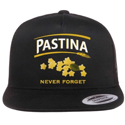 Pastina Never Forget Flat Bill Trucker Hat