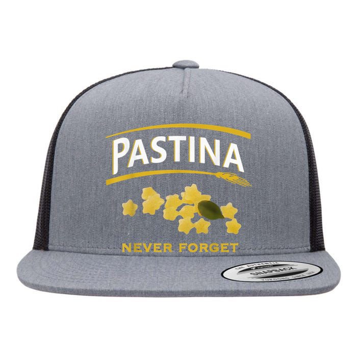 Pastina Never Forget Flat Bill Trucker Hat