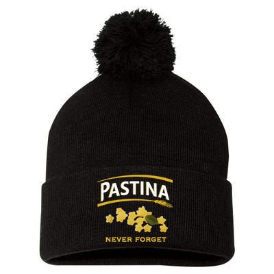 Pastina Never Forget Pom Pom 12in Knit Beanie