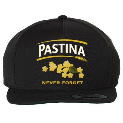 Pastina Never Forget Wool Snapback Cap