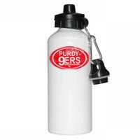 Purdy Niners Funny San Francisco Football Aluminum Water Bottle 