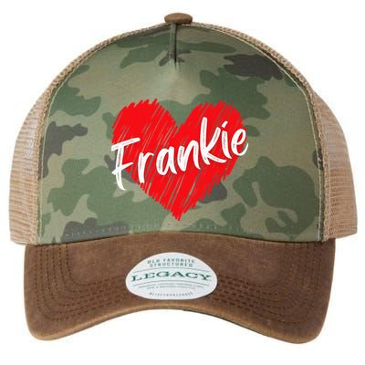 Personalized Name Frankie I Love Frankie Heart Legacy Tie Dye Trucker Hat