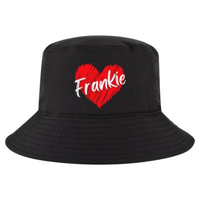 Personalized Name Frankie I Love Frankie Heart Cool Comfort Performance Bucket Hat