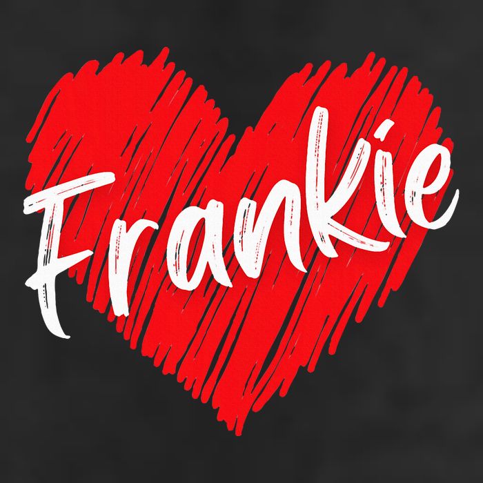 Personalized Name Frankie I Love Frankie Heart Cool Comfort Performance Bucket Hat