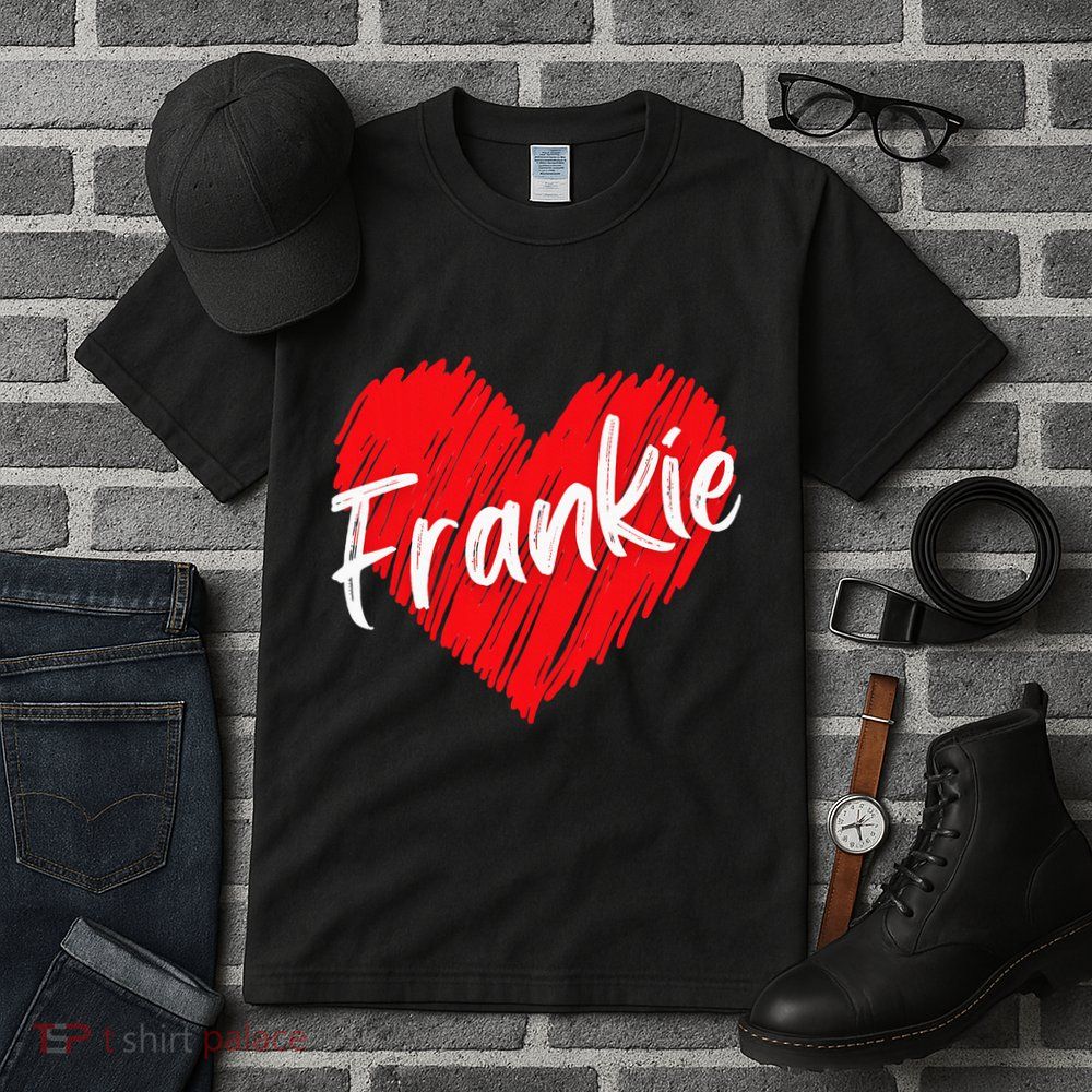 Personalized Name Frankie I Love Frankie Heart Tall T-Shirt