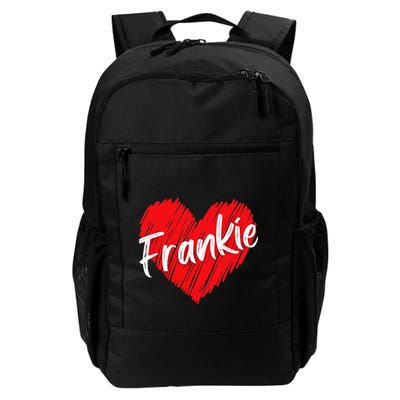 Personalized Name Frankie I Love Frankie Heart Backpack