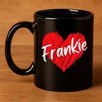Personalized Name Frankie I Love Frankie Heart 11oz C Handle Ceramic Mug