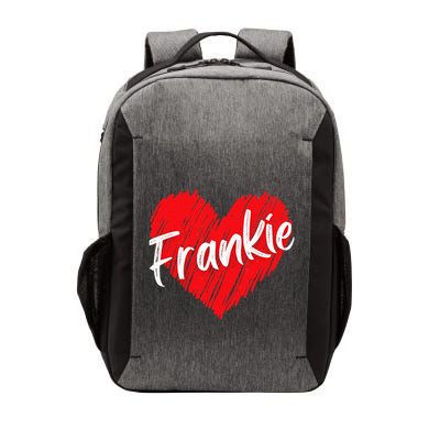 Personalized Name Frankie I Love Frankie Heart Vector Backpack