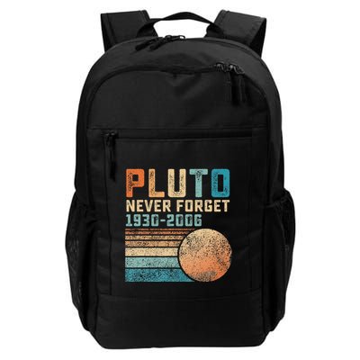 Pluto Never Forget Funny Astronomy Space Science Daily Commute Backpack