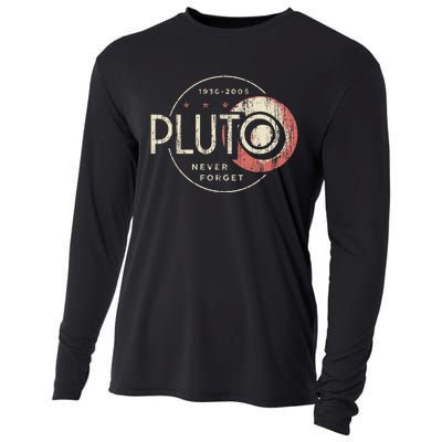 Pluto Never Forget Funny Pluto Pluto Lover Pluto Cooling Performance Long Sleeve Crew