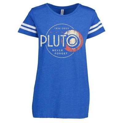 Pluto Never Forget Funny Pluto Pluto Lover Pluto Enza Ladies Jersey Football T-Shirt