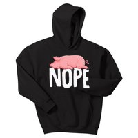 Pig Nope Farmer Swine Women Kids Hoodie