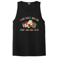 Postpartum Nurses Funny Christmas We Wrap The Best Presents PosiCharge Competitor Tank