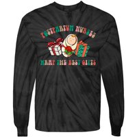 Postpartum Nurses Funny Christmas We Wrap The Best Presents Tie-Dye Long Sleeve Shirt