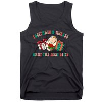 Postpartum Nurses Funny Christmas We Wrap The Best Presents Tank Top