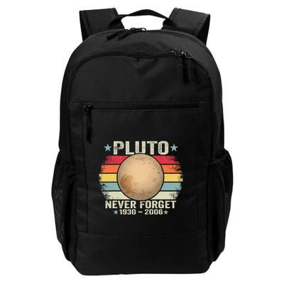Pluto Never Forge Funny Space Science Daily Commute Backpack