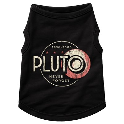 Pluto Never Forget Funny Pluto Pluto Lover Pluto Doggie Tank