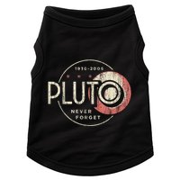 Pluto Never Forget Funny Pluto Pluto Lover Pluto Doggie Tank