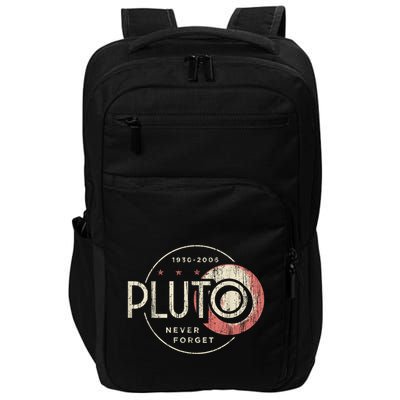 Pluto Never Forget Funny Pluto Pluto Lover Pluto Impact Tech Backpack