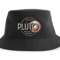Pluto Never Forget Funny Pluto Pluto Lover Pluto Sustainable Bucket Hat