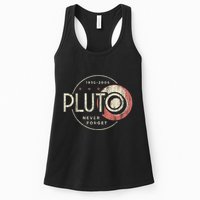Pluto Never Forget Funny Pluto Pluto Lover Pluto Womens Tank Top