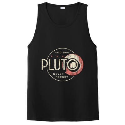 Pluto Never Forget Funny Pluto Pluto Lover Pluto PosiCharge Competitor Tank