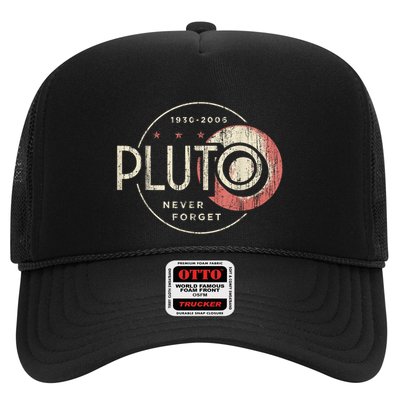 Pluto Never Forget Funny Pluto Pluto Lover Pluto Trucker Hat
