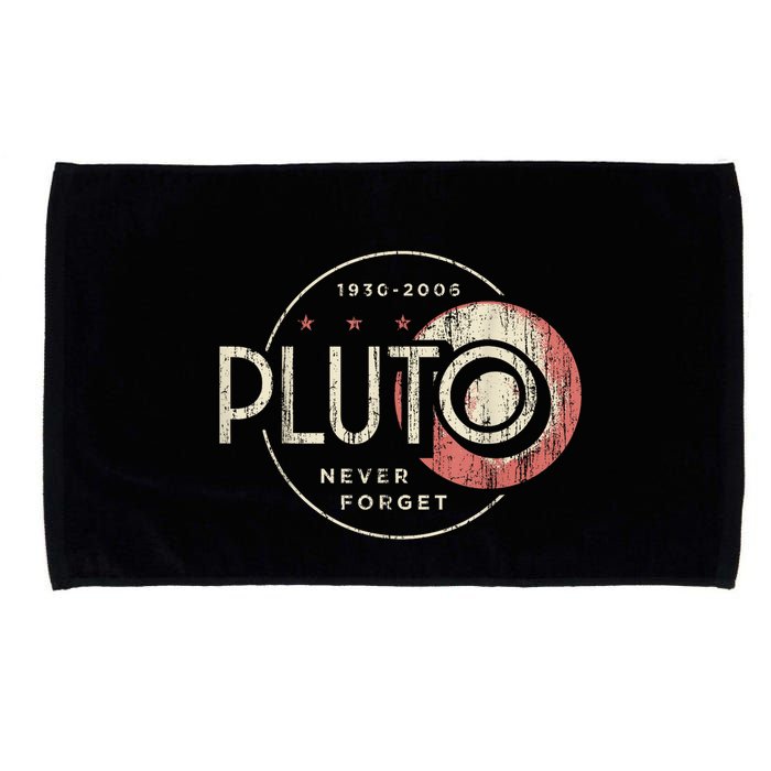Pluto Never Forget Funny Pluto Pluto Lover Pluto Microfiber Hand Towel