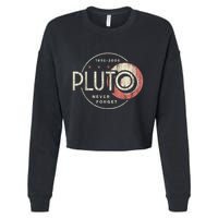 Pluto Never Forget Funny Pluto Pluto Lover Pluto Cropped Pullover Crew