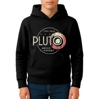 Pluto Never Forget Funny Pluto Pluto Lover Pluto Kids Hoodie
