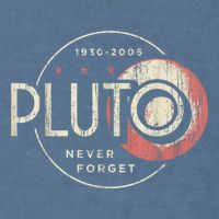 Pluto Never Forget Funny Pluto Pluto Lover Pluto Garment-Dyed Sweatshirt