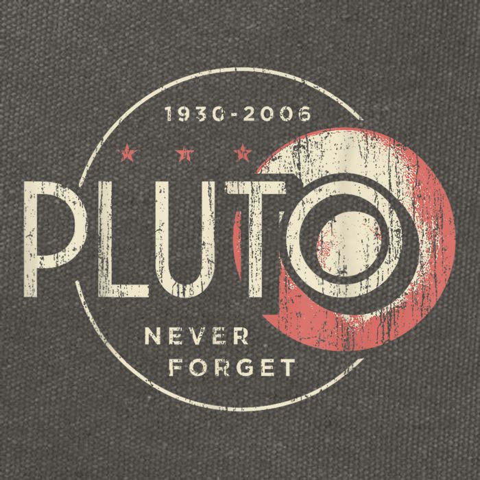 Pluto Never Forget Funny Pluto Pluto Lover Pluto Cotton Canvas Backpack