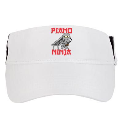 Piano Ninja Funny Keyboard Player Pianist Gift Adult Drive Performance Visor