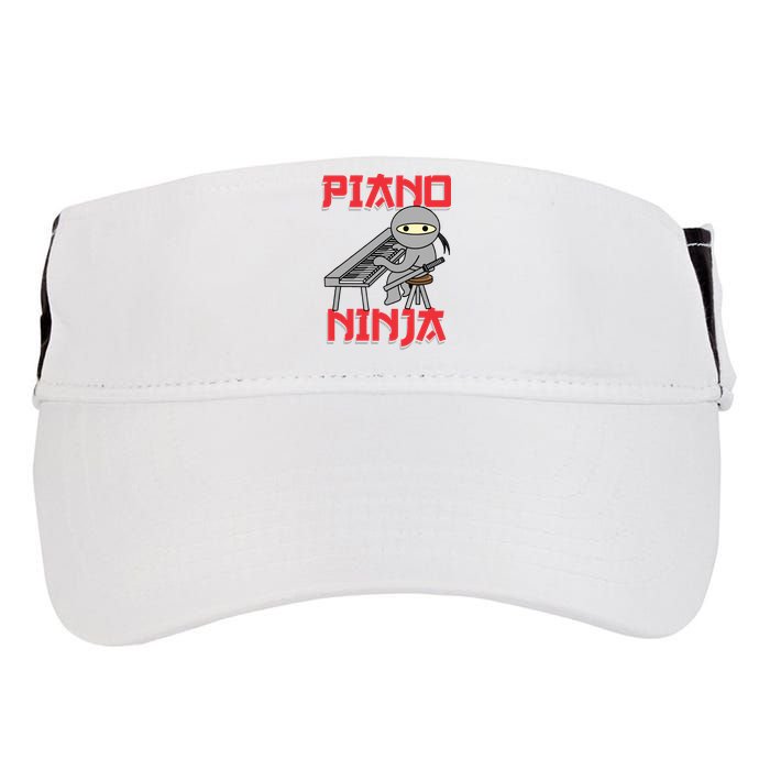 Piano Ninja Funny Keyboard Player Pianist Gift Adult Drive Performance Visor