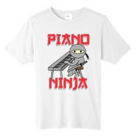 Piano Ninja Funny Keyboard Player Pianist Gift Tall Fusion ChromaSoft Performance T-Shirt