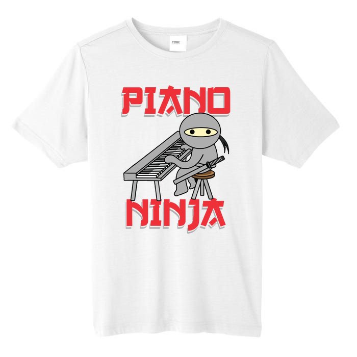 Piano Ninja Funny Keyboard Player Pianist Gift Tall Fusion ChromaSoft Performance T-Shirt