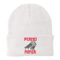 Piano Ninja Funny Keyboard Player Pianist Gift Knit Cap Winter Beanie