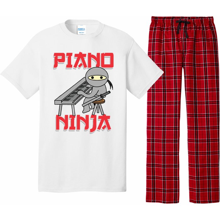 Piano Ninja Funny Keyboard Player Pianist Gift Pajama Set