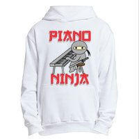 Piano Ninja Funny Keyboard Player Pianist Gift Urban Pullover Hoodie