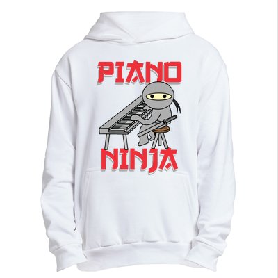 Piano Ninja Funny Keyboard Player Pianist Gift Urban Pullover Hoodie