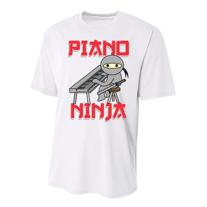 Piano Ninja Funny Keyboard Player Pianist Gift Performance Sprint T-Shirt