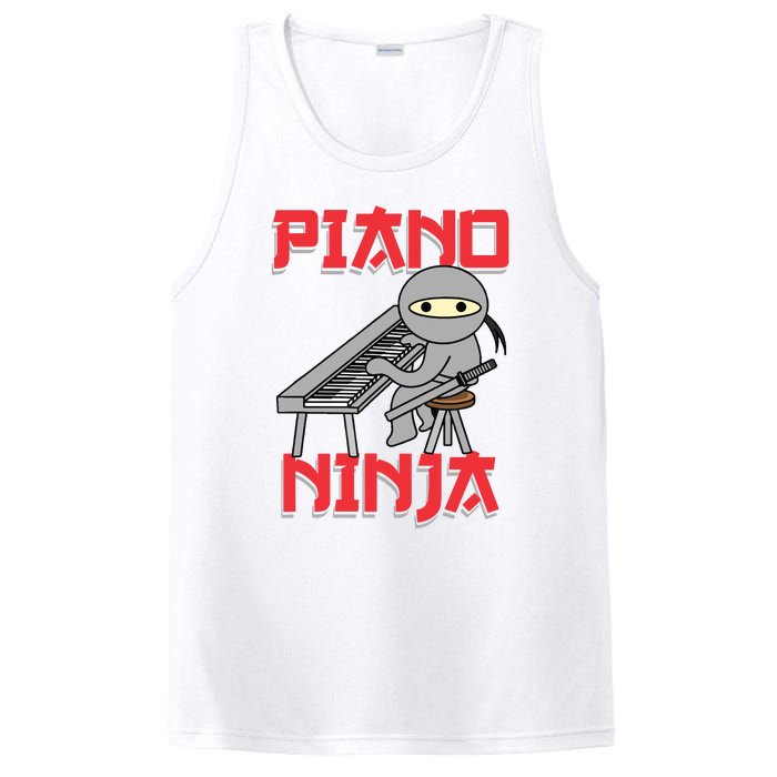 Piano Ninja Funny Keyboard Player Pianist Gift PosiCharge Competitor Tank