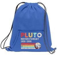 Pluto Never Forget 1930 Funny Gift 2006 Funny Gift Sweatshirt Cinch Pack Bag