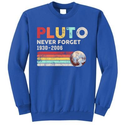 Pluto Never Forget 1930 Funny Gift 2006 Funny Gift Tall Sweatshirt