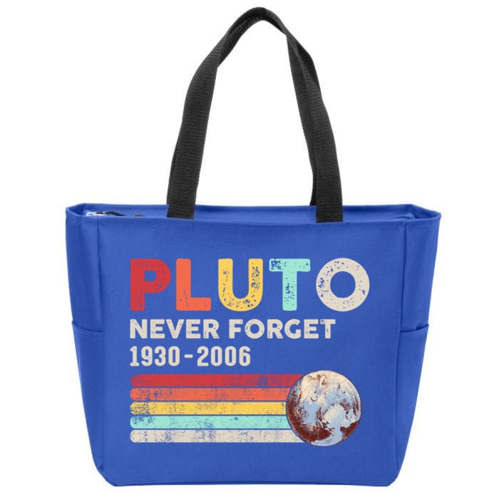 Pluto Never Forget 1930 Funny Gift 2006 Funny Gift Zip Tote Bag