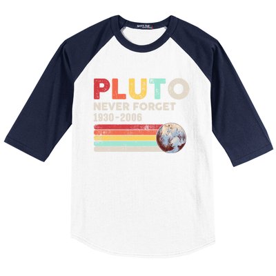 Pluto Never Forget 1930 Funny Gift 2006 Funny Gift Baseball Sleeve Shirt